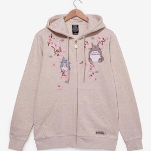 Our Universe Studio Ghibli My Neighbor Totoro Cherry Blossom Zip Hoodie sz M